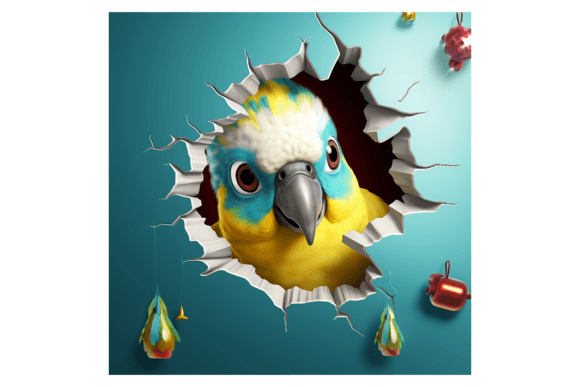 Christmas Budgeriar Broken Wall 3: A Seller's Review of Festive Illustrations