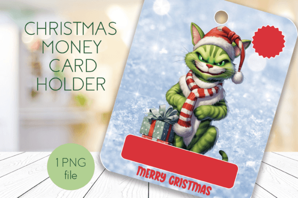 Christmas Printable Money Card Holder: Illustrations for Local Brands