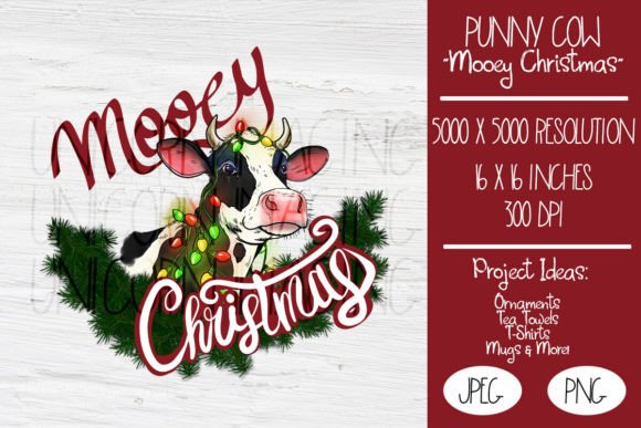 Mooey Christmas Popart Cow: Fresh Illustrations for Modern Blogs