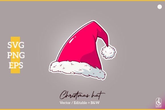 Red Winter Christmas Hat PNG SVG: A Designer's Review