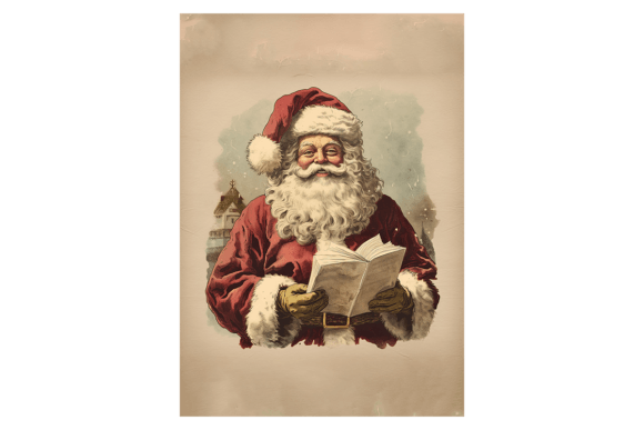 Santa Claus Christmas Card 3: A Review for Digital Illustrations