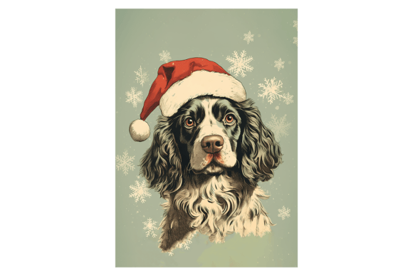 Spaniel Christmas Card: A Designer's Review of Festive Illustrations