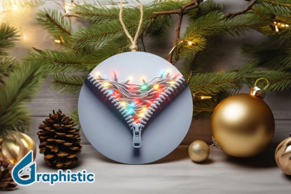 Unzipped 3D Christmas Ornament PNG 07: A Designer's Review for Seasonal Illustrations
