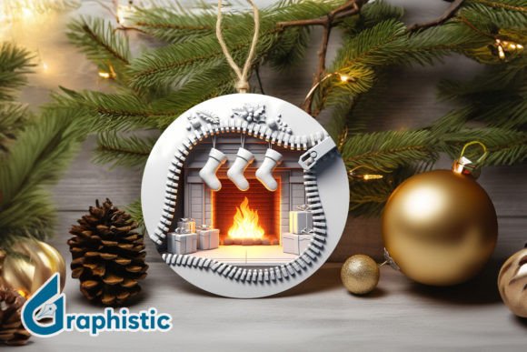 Unzipped 3D Christmas Ornament PNG 12: A Designer's Review of Modern Illustrations