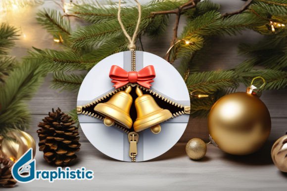 Unzipped 3D Christmas Ornament PNG 14: A Crafter's Review of Seasonal Illustrations