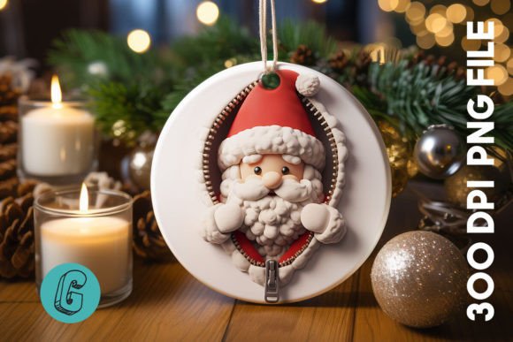 Unzipped Christmas Ornament PNG 20 for Branding and Illustrations